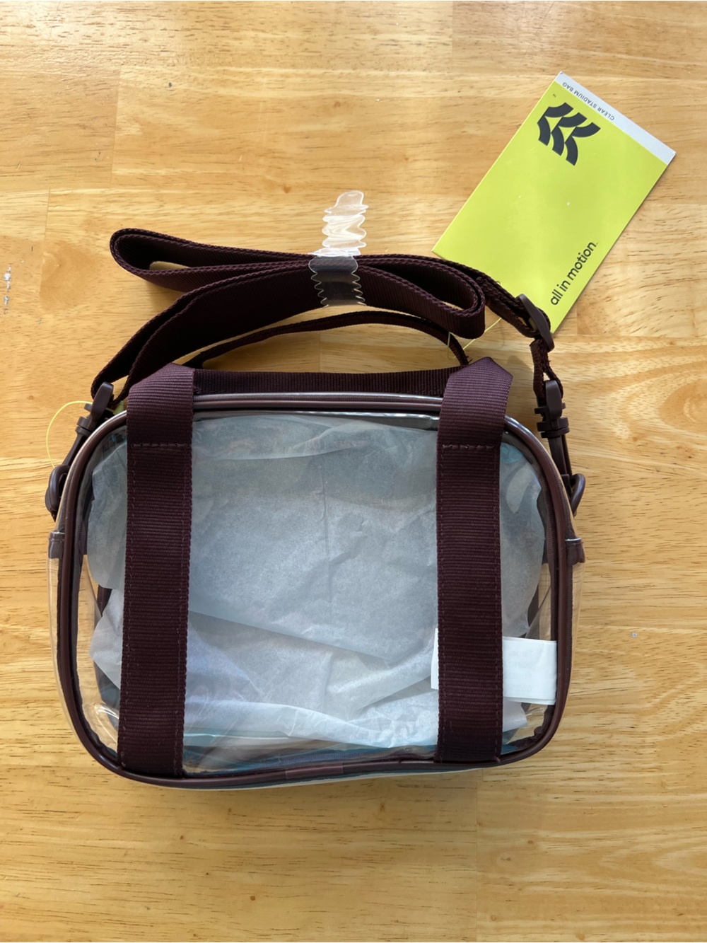 all in motion Clear Stadium Bag